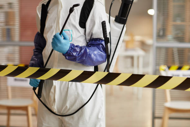 Professional Infectious Disease Decontamination technician working in Port Murray, NJ